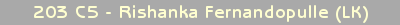 203 C5 - Rishanka Fernandopulle (Sri-Lanka)