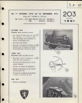 Identification des modèles de 203