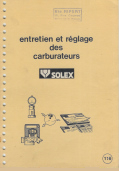 Entretien et réglage des carburateurs Solex